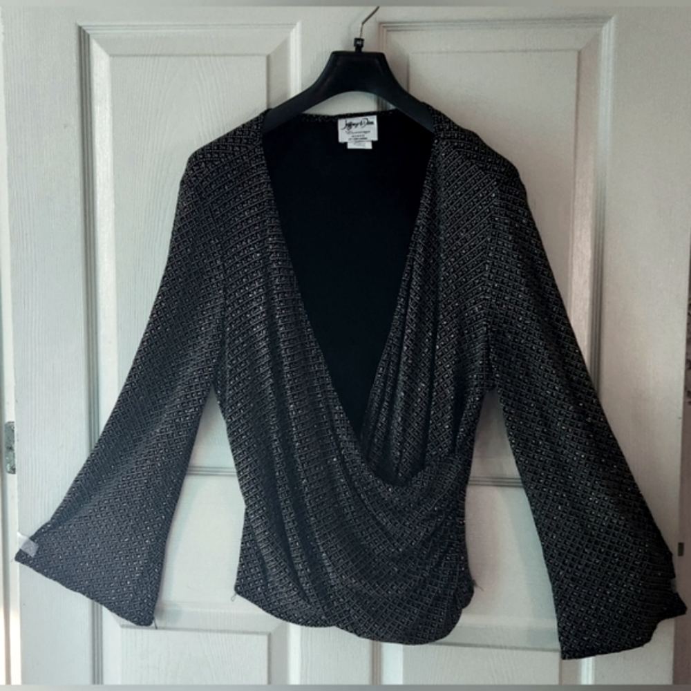 Jeffrey & Dara black Beaded/bejeweled top